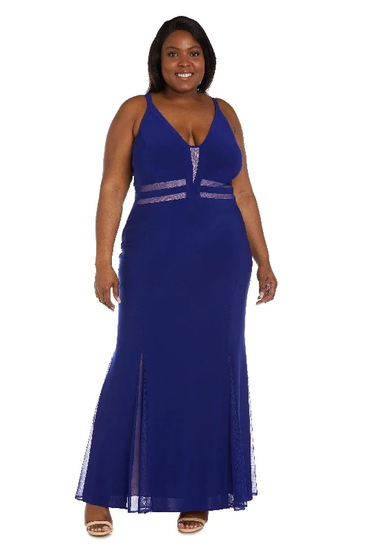 Nightway Plus Size Long Formal Evening Dress 22033W