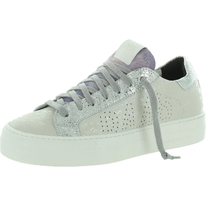 Thea Womens Leather Lifestyle Casual And Fashion Sneakers