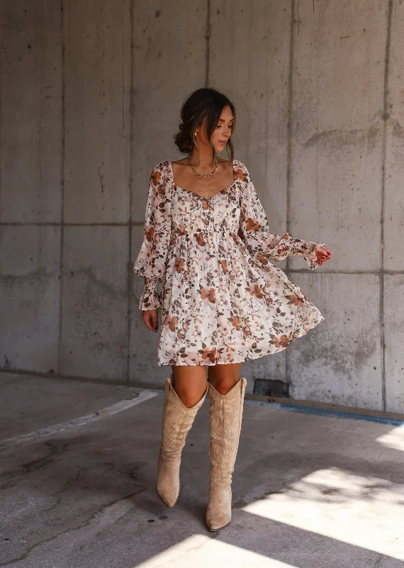 Fall Fate Floral Dress