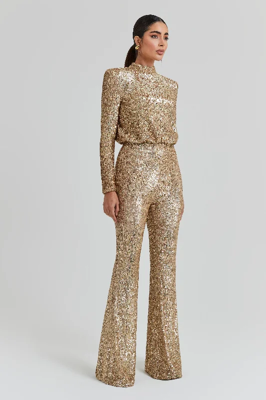 Heidi Gold Jumpsuit