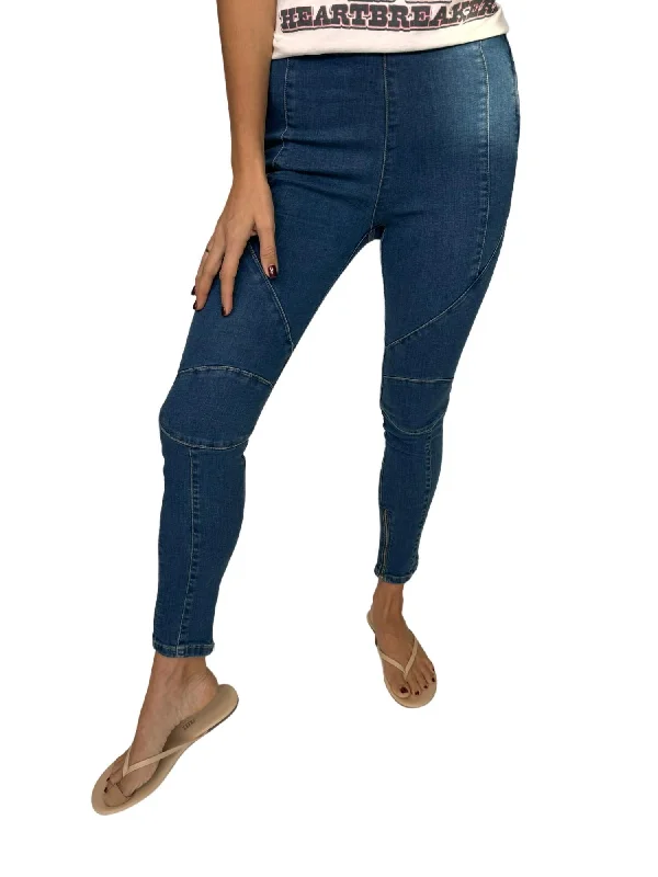 Incredible Savings Inside!Women's Bella Moto High Rise Skinny Jean In Denim