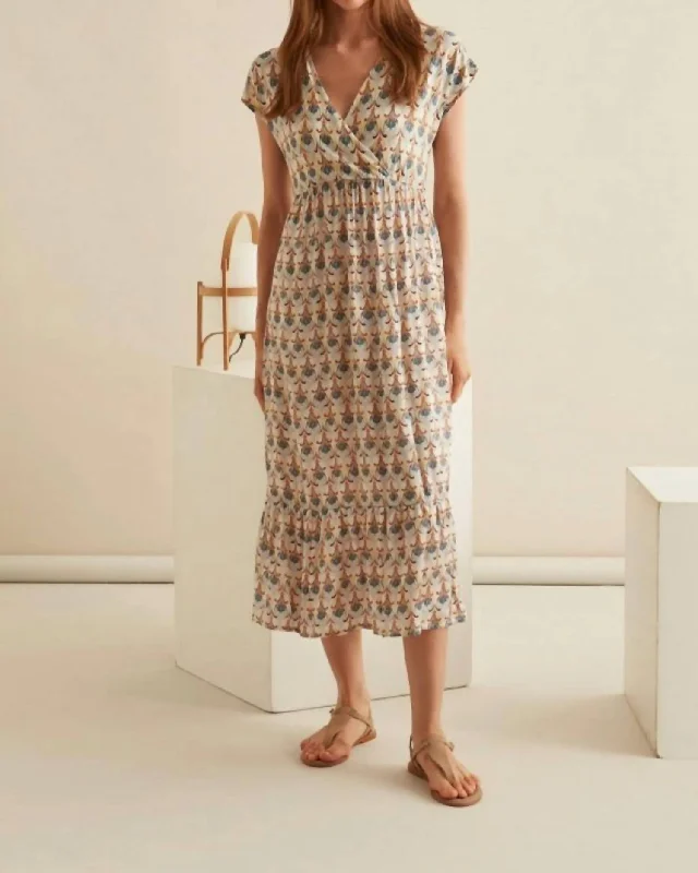 Snag the Best Prices Now!Snag the Best Prices Now!Okay Midi Dress In Azul/coral