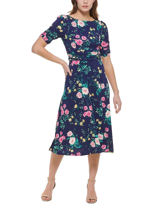 Your Exclusive Offer Awaits!Your Exclusive Offer Awaits!Petites Womens Ruched Calf Midi Dress Your Exclusive Offer Awaits!Your Exclusive Offer Awaits!Petites Womens Ruched Calf Midi Dress