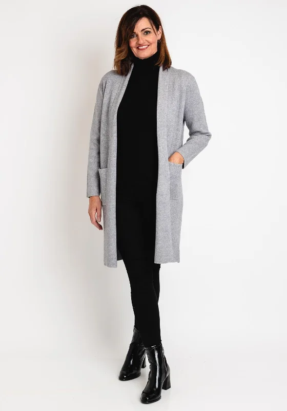One Click Away from Big Savings!One Click Away from Big Savings!Serafina Collection Light Weight Open Cardigan, Grey One Click Away from Big Savings!One Click Away from Big Savings!Serafina Collection Light Weight Open Cardigan, Grey