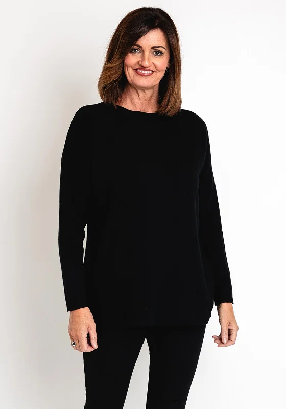 Get Ready to Save!Get Ready to Save!Serafina Collection Round Neck Knit Sweater, Black