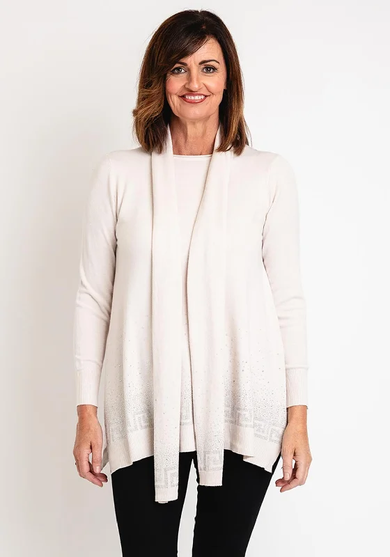 Huge Price Cuts Await!Huge Price Cuts Await!Serafina Collection Embellished Knit Sweater & Scarf Set, Beige Huge Price Cuts Await!Huge Price Cuts Await!Serafina Collection Embellished Knit Sweater & Scarf Set, Beige