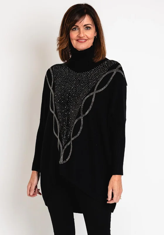 The Best Deals Won’t Wait!The Best Deals Won’t Wait!Serafina Collection Rhinestone Embellished Knit Sweater, Black The Best Deals Won’t Wait!The Best Deals Won’t Wait!Serafina Collection Rhinestone Embellished Knit Sweater, Black