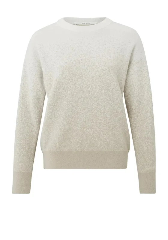 Your Dream Deal is Here!Your Dream Deal is Here!YAYA Dip Dye Crewneck Sweater, Pure Cashmere Brown