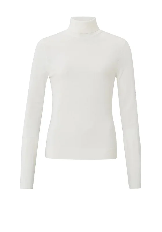 Upgrade for Less!Upgrade for Less!YAYA Button Detail Sleeve Sweater, Wool White