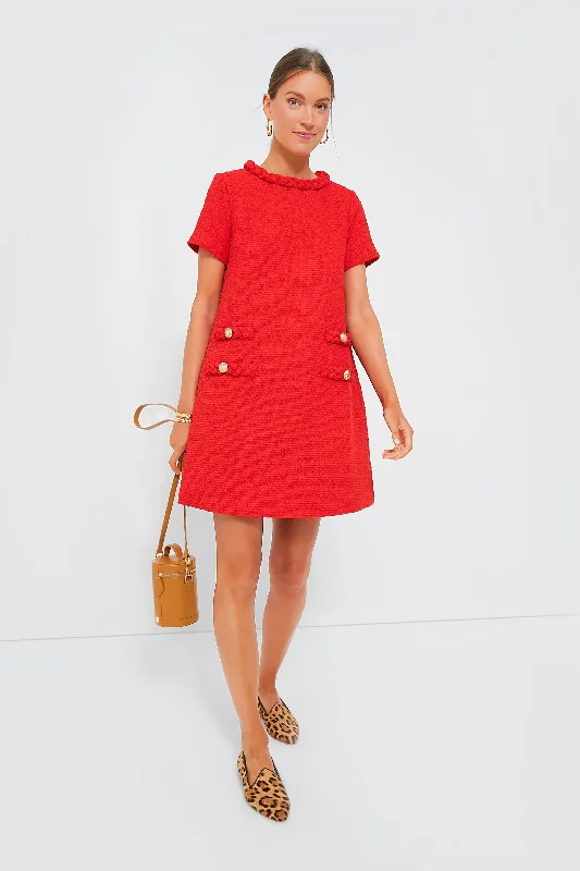 Shop Today, Save Tomorrow!Shop Today, Save Tomorrow!Red Tweed Jackie Dress