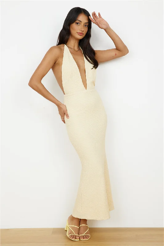 Limited Time Offer!Limited Time Offer!Tainted Love Maxi Dress Yellow