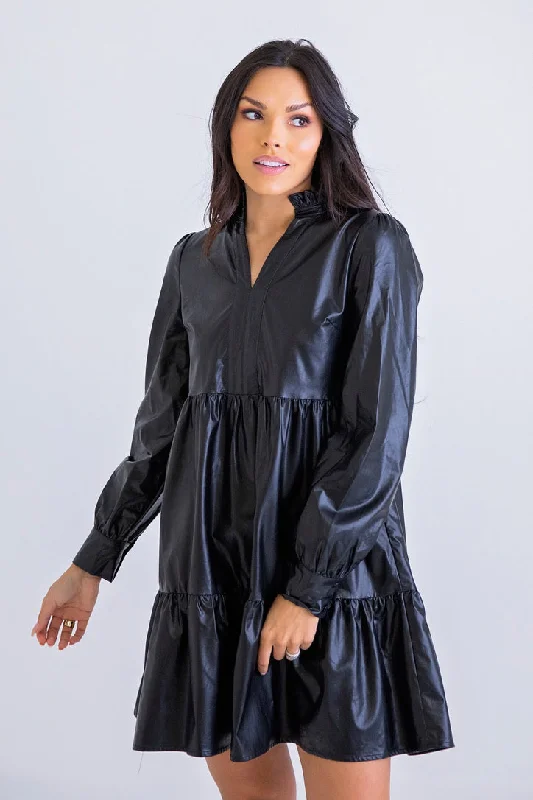 Price Drop Alert!Price Drop Alert!Pleather Tier Dress