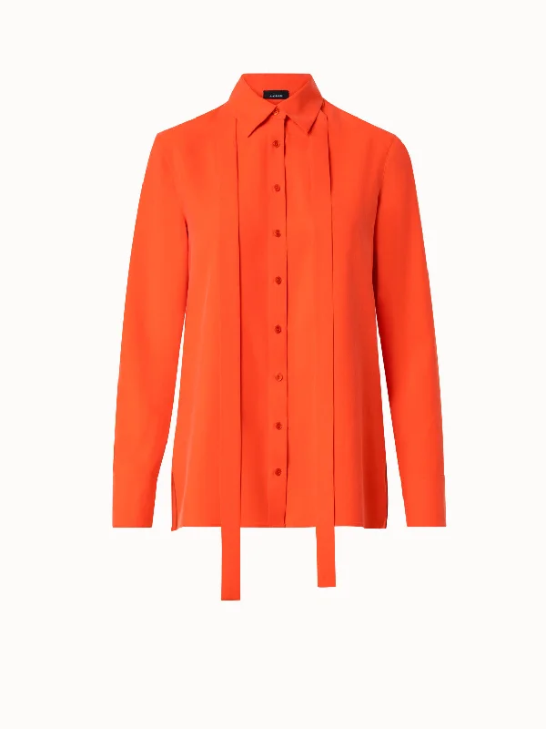 Huge Price Cuts Await!Huge Price Cuts Await!Silk Gabardine Tunic Blouse