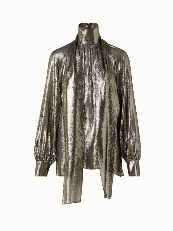 Hottest Discounts of the Year!Hottest Discounts of the Year!Silk Lurex Blend Blouse