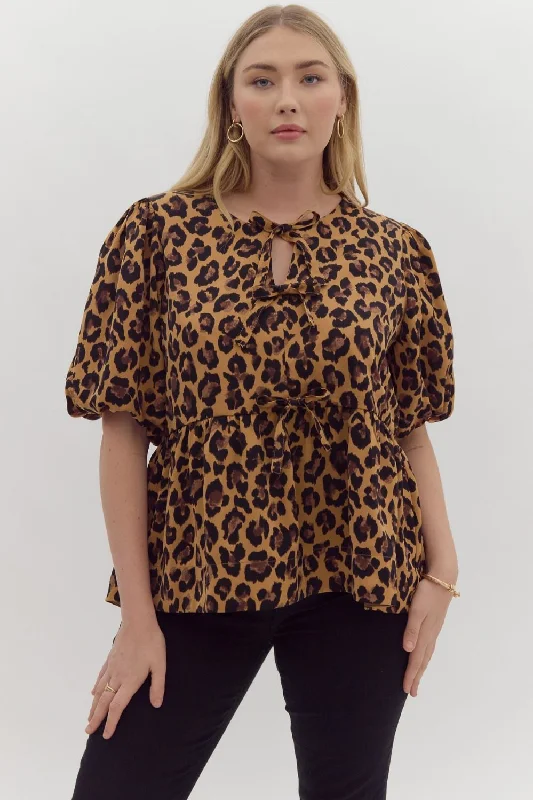 Score Huge Discounts Today!Score Huge Discounts Today![Entro] Wild Whisper Top Plus-Camel
