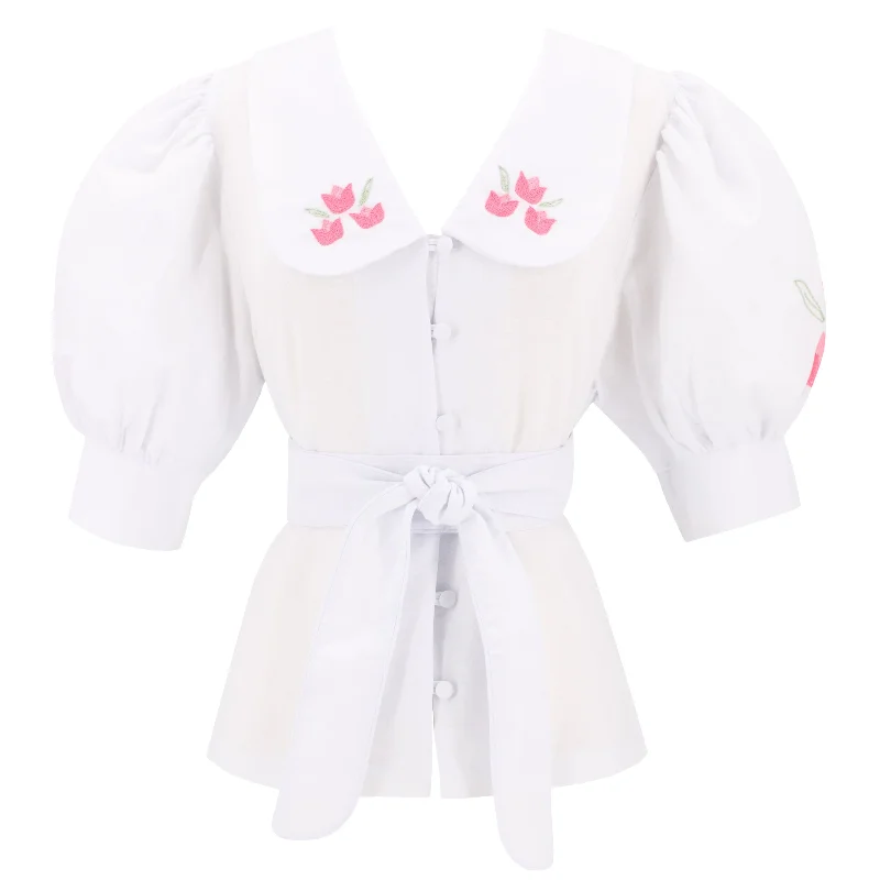 Time to Snag a Bargain!Time to Snag a Bargain!Women's Charlotte Shirt - White